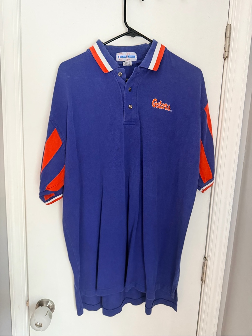 Vintage Florida Gators Polo Shirt with Orange Accents
